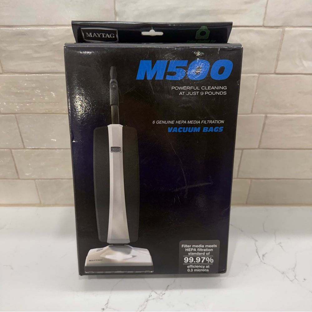 New Maytag M500 Upright Vacuum Cleaner (Qty 6) Genuine OEM HEPA Filtration Bags